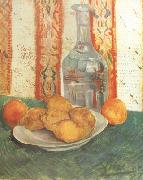 Vincent Van Gogh Still life with Decanter and Lemons on a Plate (nn04) oil painting reproduction
